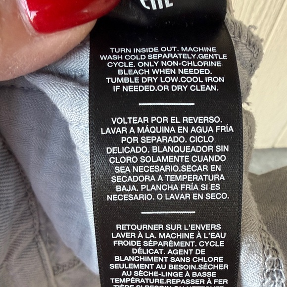 7 for all Mankind Light Blue Denim Women Shorts - Picture 3 of 11